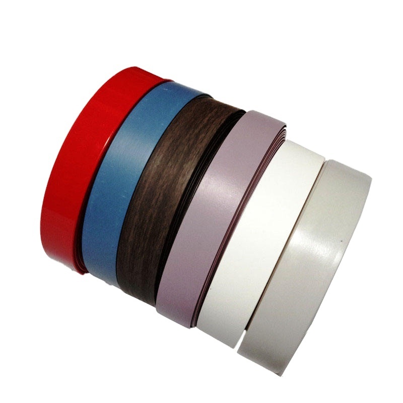 JJX PVC edge strips for particle board countertop edging trim pvc abs edge banding