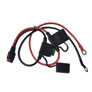 JKM 30A battery charger connector/plug to O-type terminal for testing motorcycle and motor home power supply