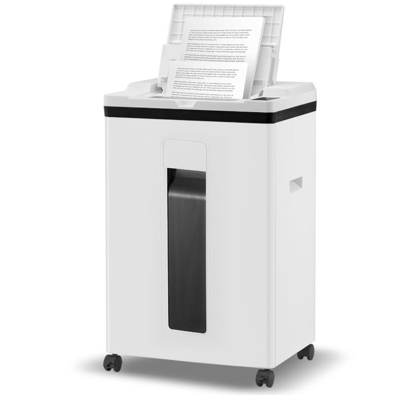 High Security P4 Mini Cross-cut 2*10mm 21L large capacity auto feed 200sheets A4 paper office paper shredder