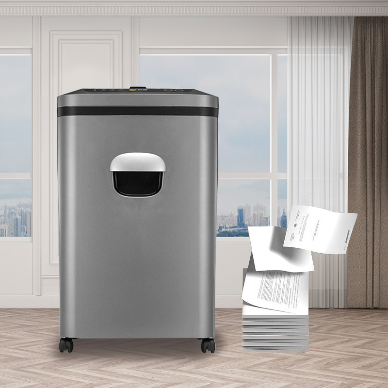 Fully automatic 80 pieces manual 8 pieces last 30 minutes 23L breakable card paper shredder machine office