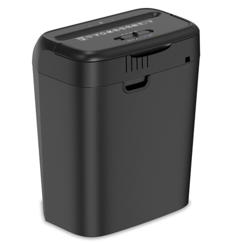 for Home Use 6-Shee Crosscut Paper and Credit Card Shredder for Home Office with Handle for Document Mail Staple Paper Shredder