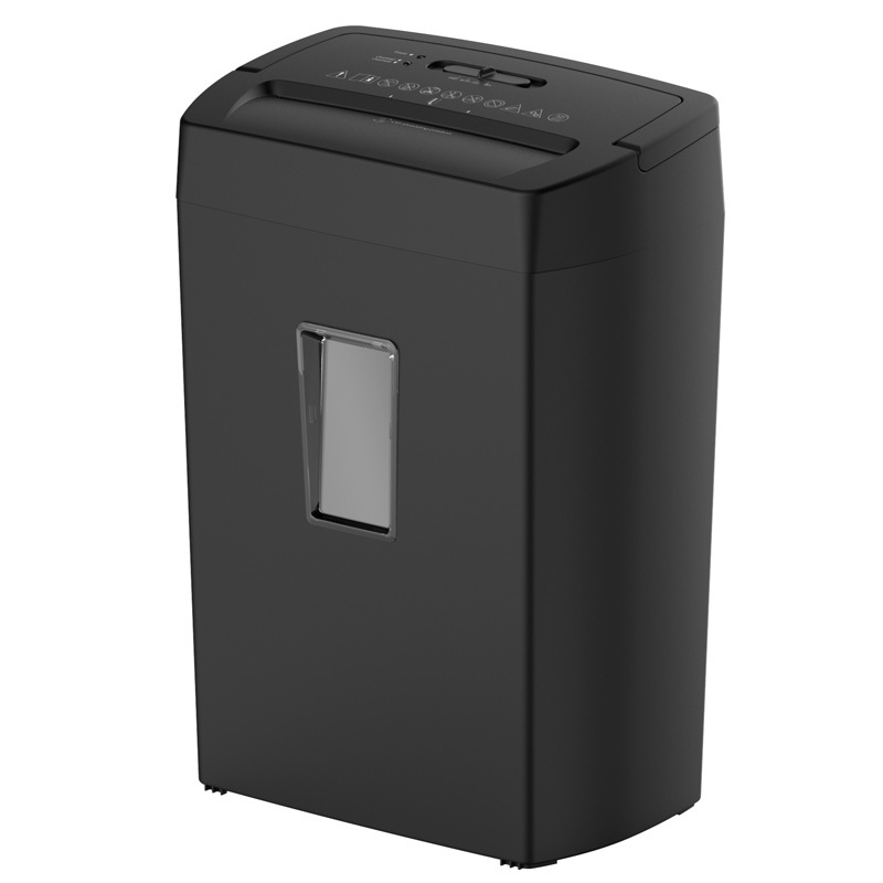 21L large bin capacity 12 sheets at a time continuous working 5 min for card, staple and clip heavy duty paper shredder