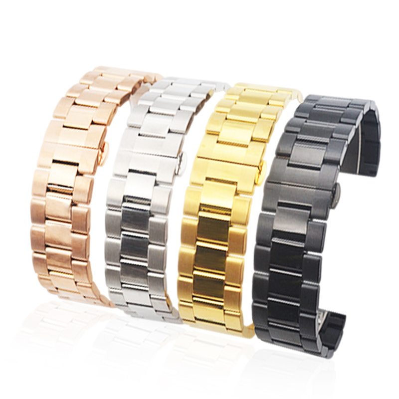 Fashion four colours PVD stainless steel watch bracelet  with quickrelease for smart bracelet smart watch 18/20/22/24mm