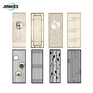 2023 new Design Customized Nordic luxury Decorative Modern Design Metal Screen Room Divider Decorative Panel