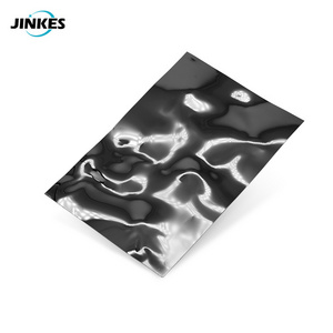 Hotel Villa Wall Ceiling Decor Stainless steel decorative sheet 304 Embossing Mirror Sheets Water Ripple Plate