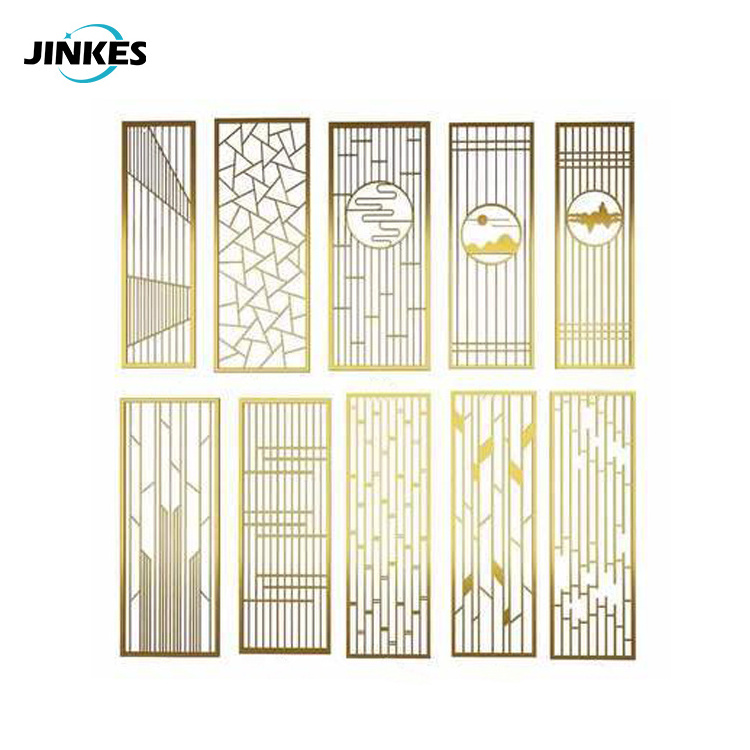 Home Decoration Stainless Steel Modern Room Divider Decorative Metal Screen & room divider for house