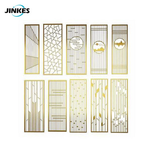 Home Decoration Stainless Steel Modern Room Divider Decorative Metal Screen & room divider for house