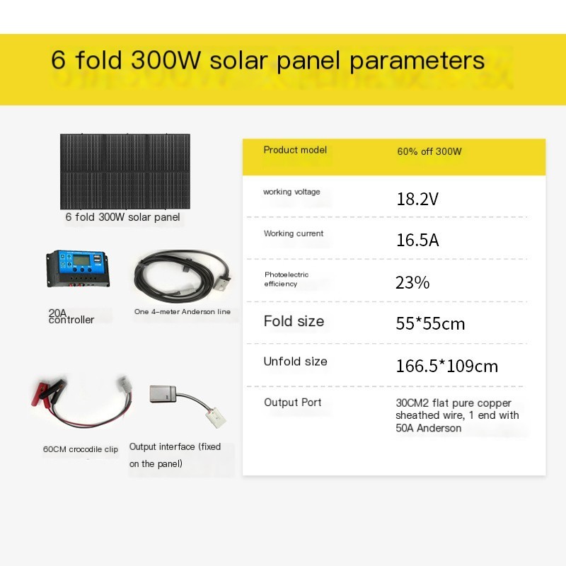 Foldable Solar Panel 400W Folding Portable Solar Panel Solar Blanket Solar System 2000w Portable Power Atation With Solar panel