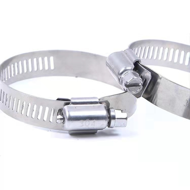 Heavy Duty Set Stainless Steel 304 Hose Clamp with Screw Hose Clamps Kit Factory Supply