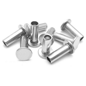 Customization M3-M30 carbon steel zinc plated semi hollow tubular rivet Tube Iron Hollow Rivets