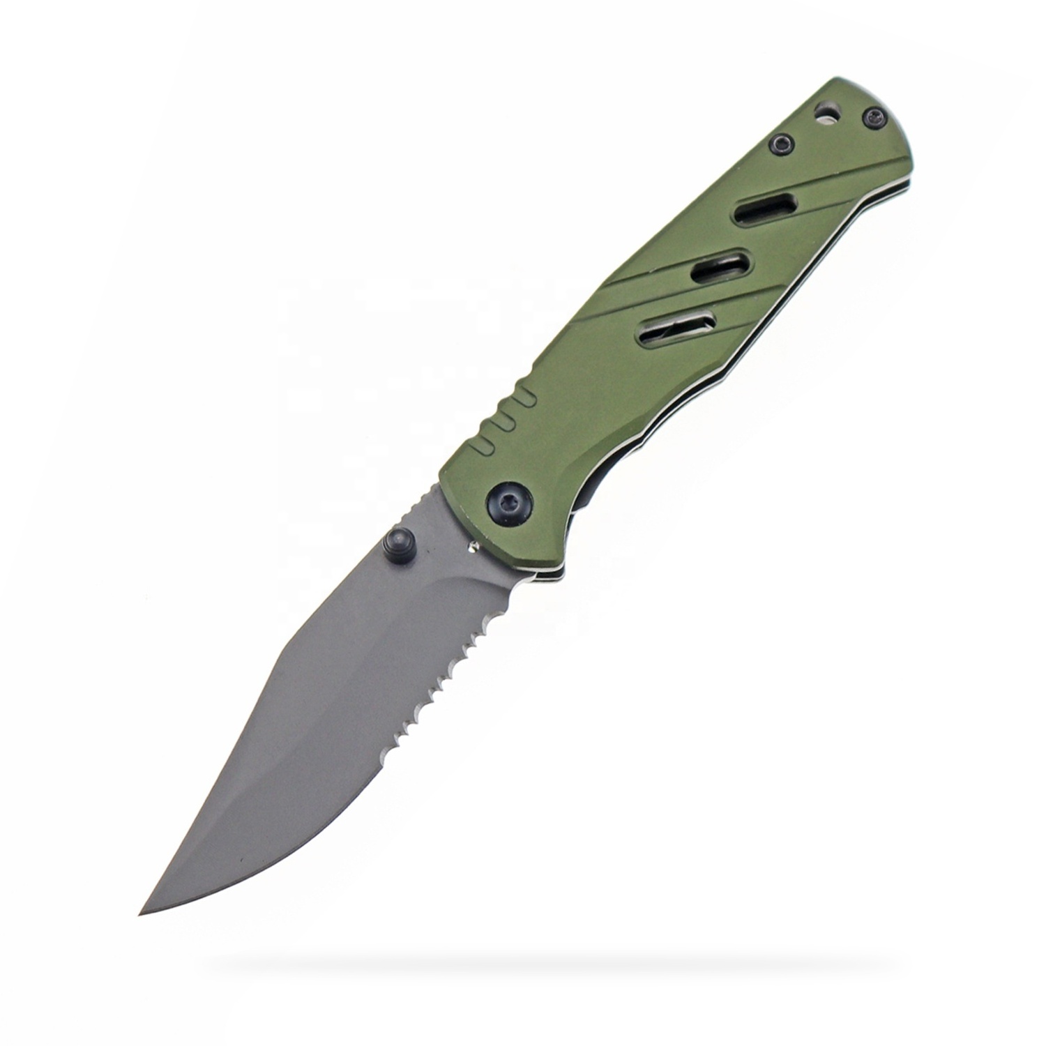 Small Pocket Knife Compact Hunting Knife Folding Knives for Outdoor Activity Fishing Camping Hiking Gift for Men Women TiCoated