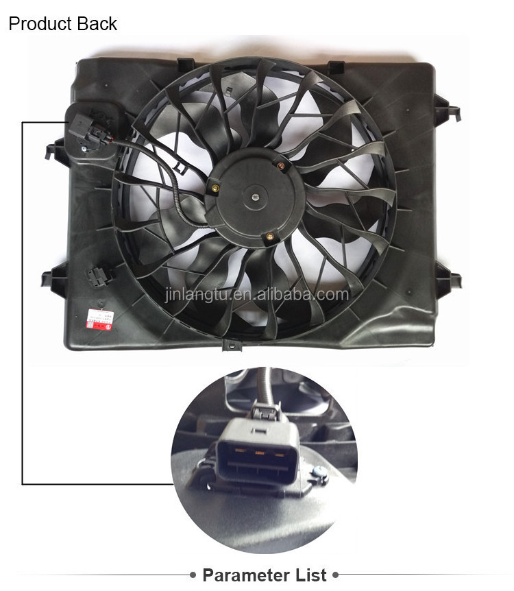 OE:25380-D5200 High Quality ELECTRIC RADIATOR FAN  For SONATA-9  for DUAL