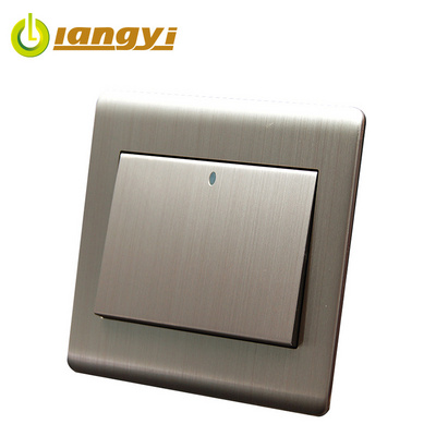 European UK Standard Wall Switch Home Application 1 Gang 2 Way Button Wall Switch 16A Light Switch