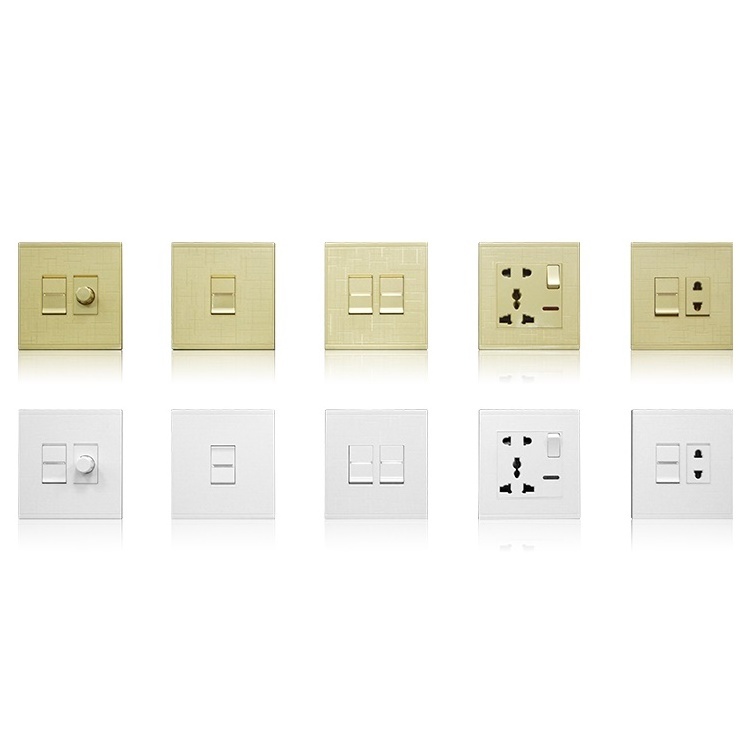 Wholesale UK Standard Plug Two Pin Electrical Power Wall Light Switch Socket