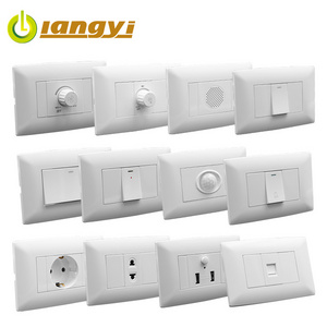 Souce Factory Series Product 250V Africa South America Brazil Peru Standard Electric Socket Wall Switches