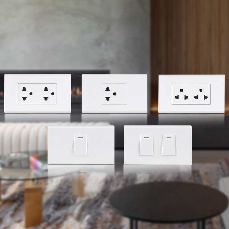 New Style Products White One Gang Switch Power Switch Electrical Light Wall Switches