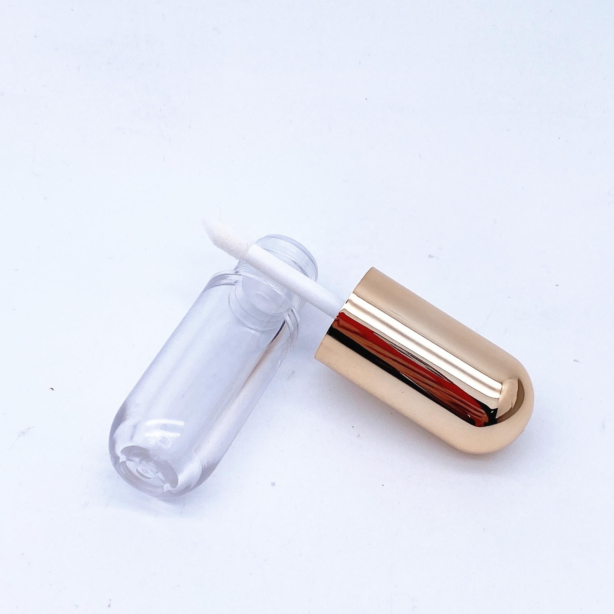 Make up High Quality Crystal Lipgloss Tube Empty Twist Tube Lip Gloss Packaging Clear Lipgloss Tube With Light