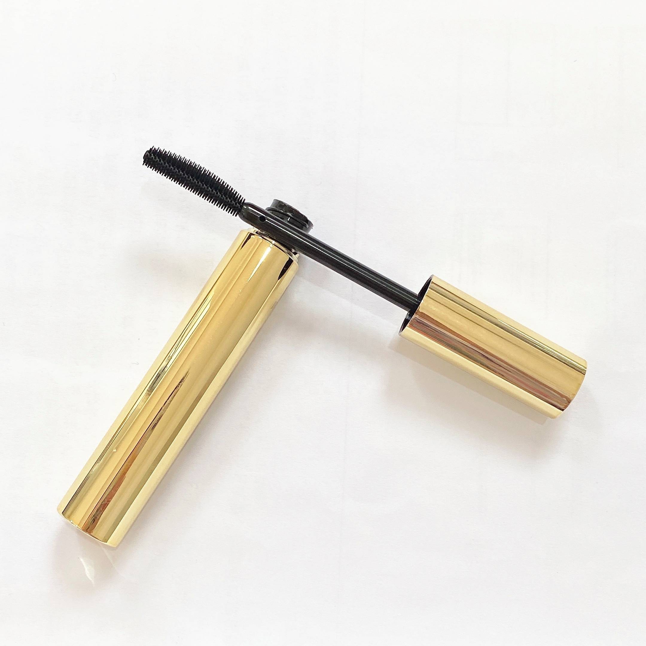 Customizable Pink Blue Gold Mascara Tubes With Brush Plastic 12ML Round Eyelash Tube Makeup Eyeliner Bottles