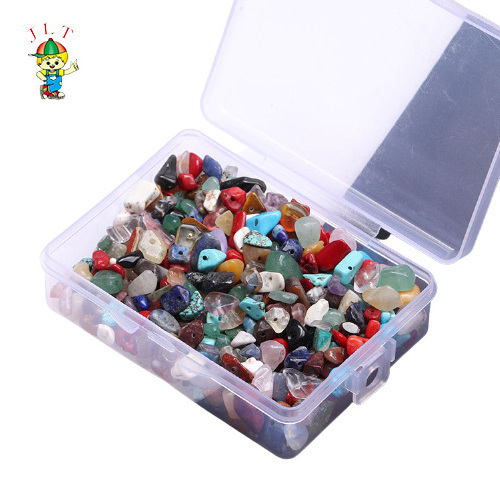 Wholesale Multi Color Natural Stone Stackable Beaded Bracelet Set Irregular Crystal Stone Beads for Bracelet Making