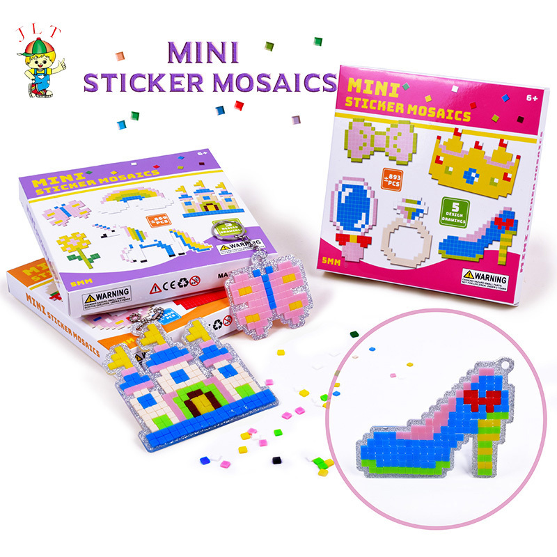 Wholesale Kids Education Craft 3d Mosaic Handmade Art Kids Toy Creative Diy Handmade Mosaic Art Kits