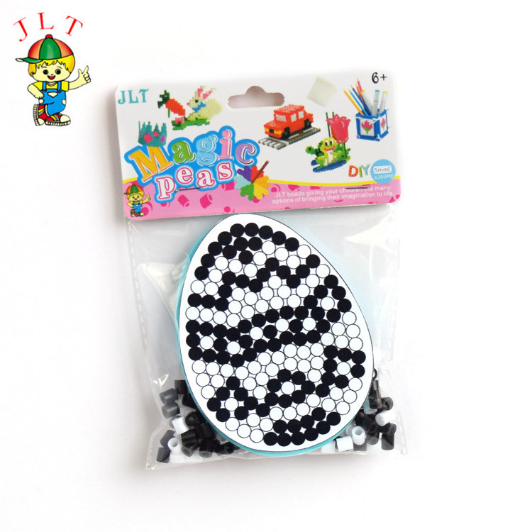 Factory Price Latest Product Easter Egg Diy 3d Diy Magic Ironing Beads 5mm Hama Beads Perler Beads Toy For Children