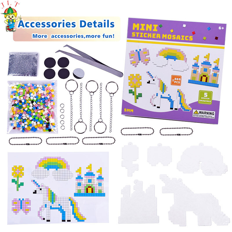 Wholesale Kids Education Craft 3d Mosaic Handmade Art Kids Toy Creative Diy Handmade Mosaic Art Kits