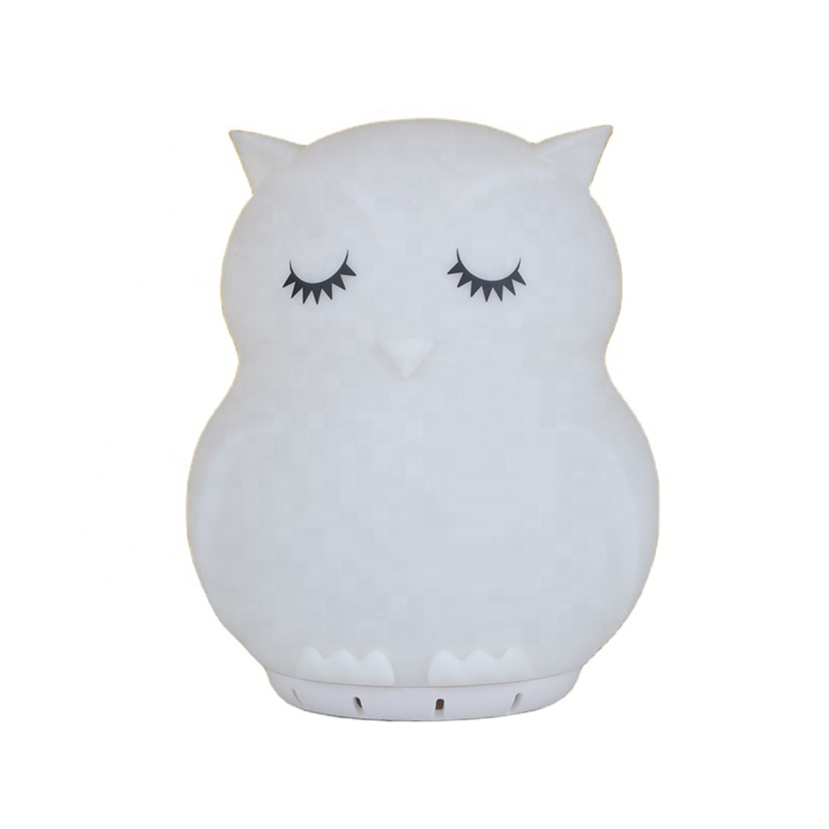 Hot Sell Music Lamp Owl Design ABS+Silicone Led light small speaker portable wireless speaker