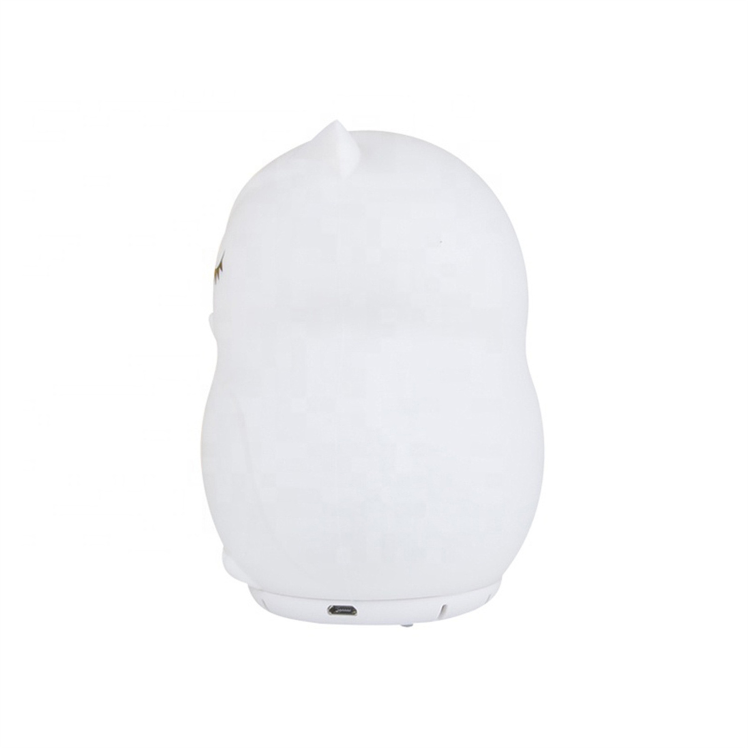 Hot Sell Music Lamp Owl Design ABS+Silicone Led light small speaker portable wireless speaker