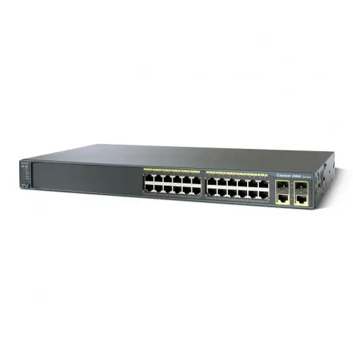 WS-C2960-24PC-L 2960 Plus Switch  2960 Plus 24 Port 10/100 PoE + 2 T/SFP LAN Base