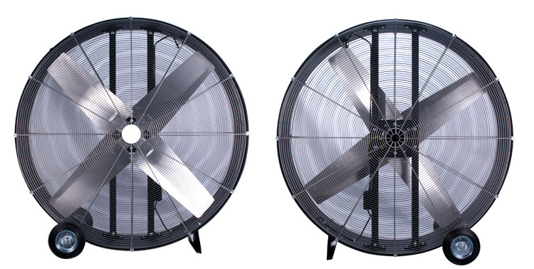 UL 1200mm Big Industrial Fan Direct Drive 120V Powerful Commercial Industrial Drum Fan for Factory Warehouse Garage