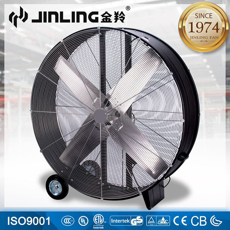 UL 1200mm Big Industrial Fan Direct Drive 120V Powerful Commercial Industrial Drum Fan for Factory Warehouse Garage