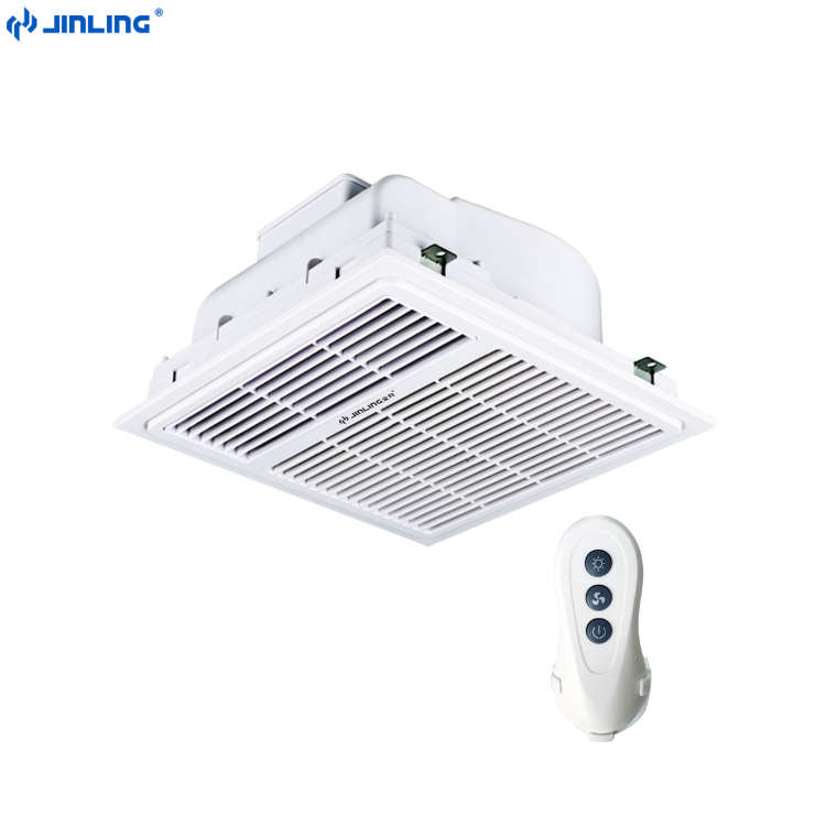 JINLING Modern Grille Design Remoto Control PTC Heater Cooling Bathroom Bath Ceiling Heaters with Fan