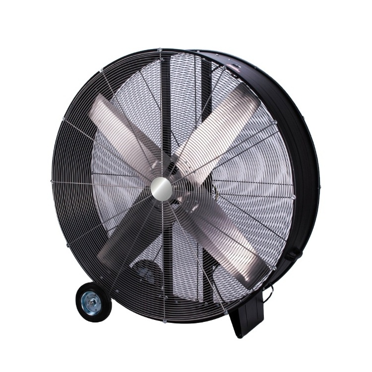 UL 1200mm Big Industrial Fan Direct Drive 120V Powerful Commercial Industrial Drum Fan for Factory Warehouse Garage