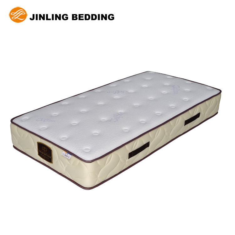 Hot sell spring mattress with wave foam in filling