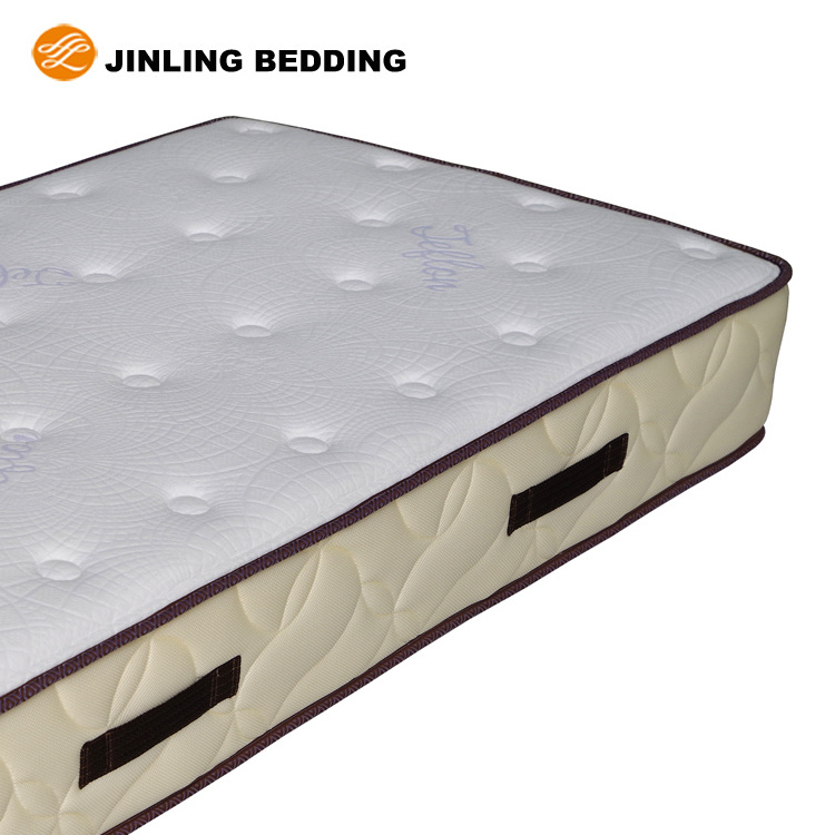 Hot sell spring mattress with wave foam in filling