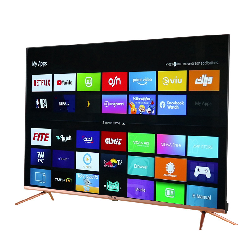 A plus grade led tv open cell panel led smart tv 55 inch