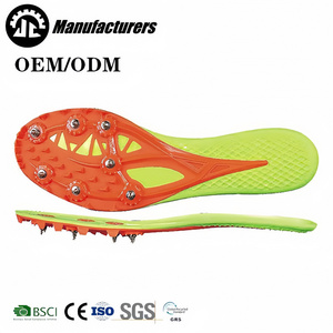 Wholesale Men's and Women's Running Soles For Athletics Sports Training Special TPU Anti Slip Cricket Spike Sole