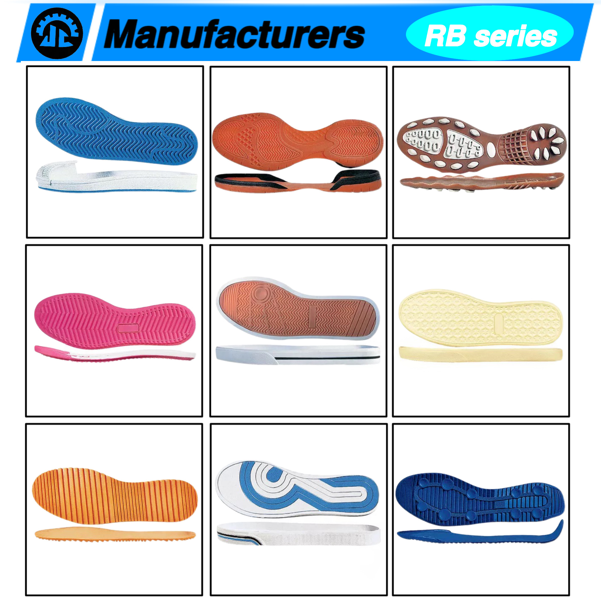 China High Quality Manufacturing Sports Sole Men Sneakers Outsole Casual Shoe Sole Rubber Sole