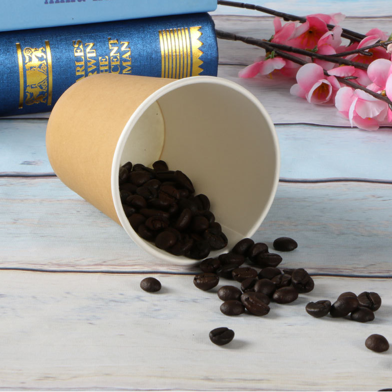 Yiwu Cheap Single Wall Paper Cup 8/12/16 Oz Disposable Beverage Coffee Cup