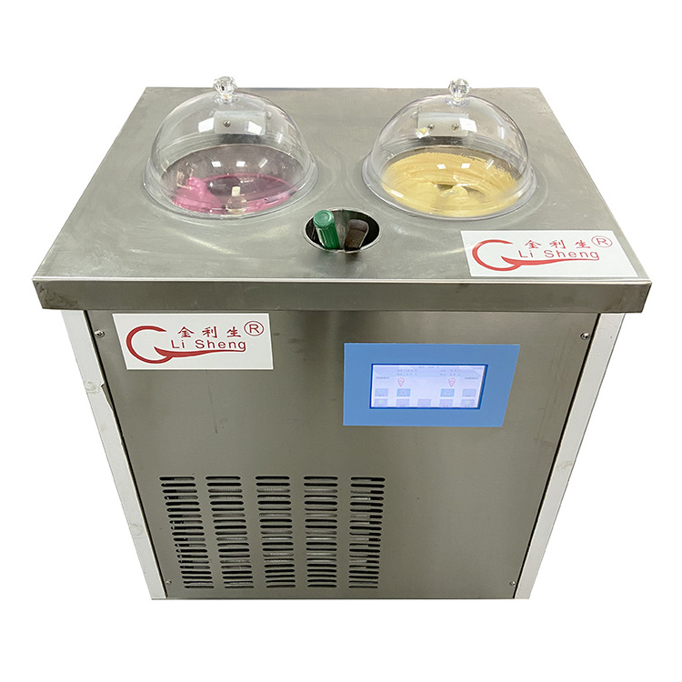 8 hours battery support ice cream tricycle cart /Mobile ice cream vending cart with freezer for sale Ice Cream Vending Machine