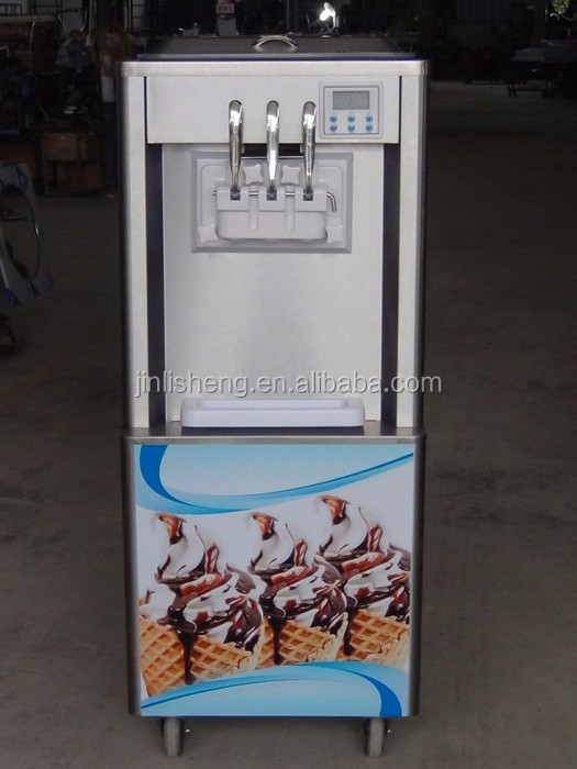 BQ322 3 Flavor(2+1Twist) Hot Sale Commercial Frozen Yogurt Soft Ice Cream Machine