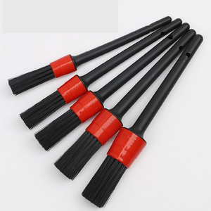 5pcs/Set Car Brush Set Portable Car Cleaning Tire Wheel Cleaning Brush Tool Car Detailing Brush Kit