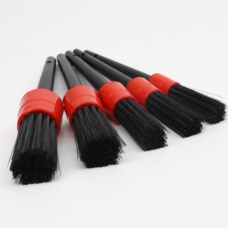 5pcs/Set Car Brush Set Portable Car Cleaning Tire Wheel Cleaning Brush Tool Car Detailing Brush Kit