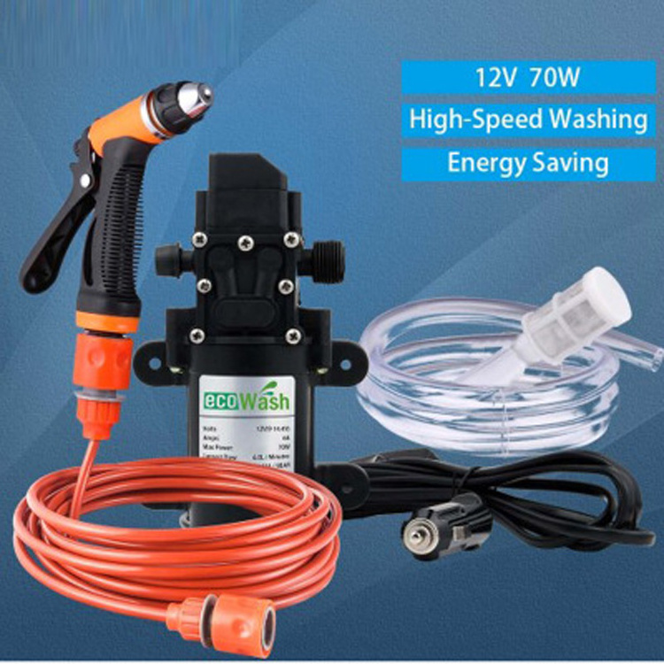 12V electric water jet high pressure automatic car wash washer washing spray machine