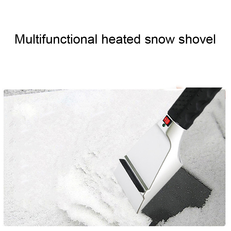 New arrival universal DC 12V car vehicle heated ice snow shovel scraper