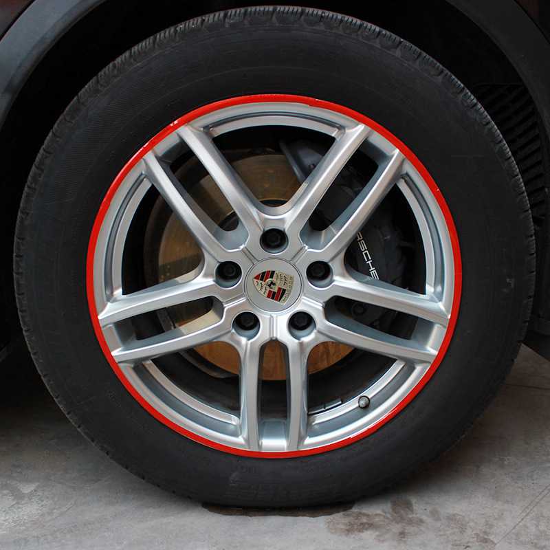 High quality universal decoration car rim wheel tire reflective strip stickers