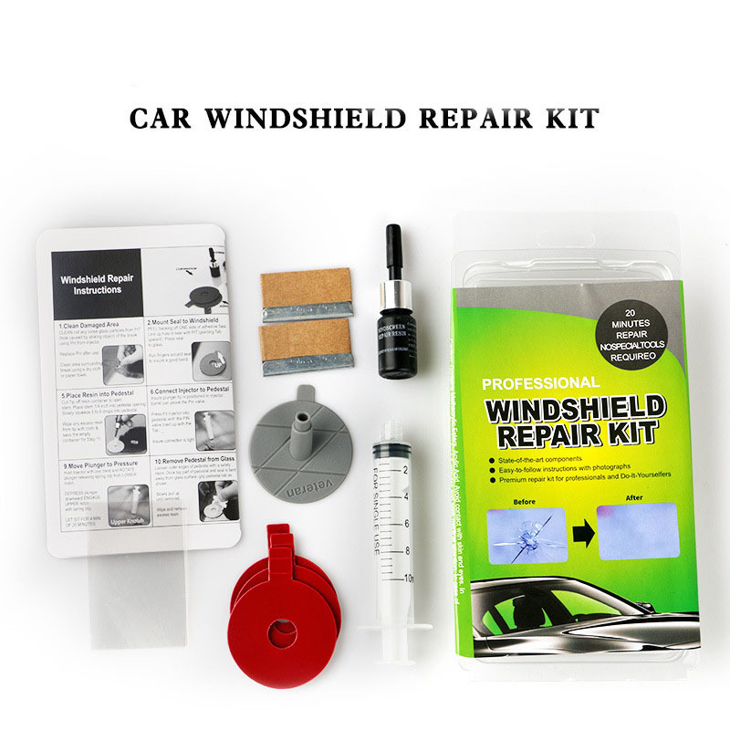 DIY Windshield Crack Repair Kit Window Glass Liquid Repair Set Automotive Nano Glass Repair Solution