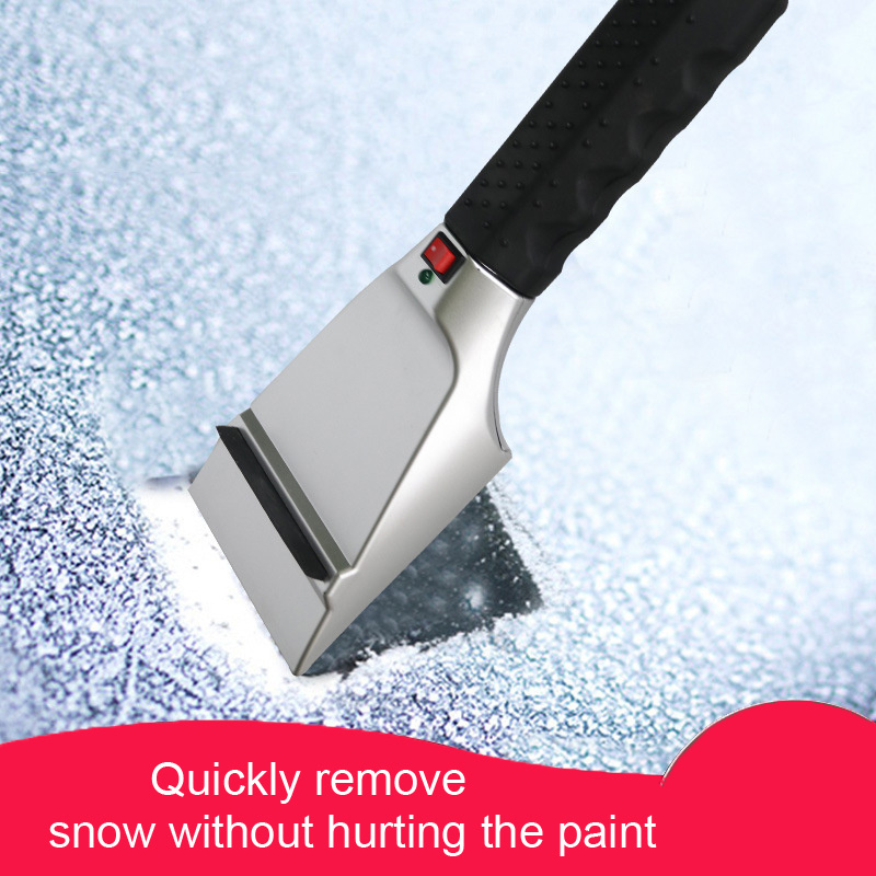 New arrival universal DC 12V car vehicle heated ice snow shovel scraper