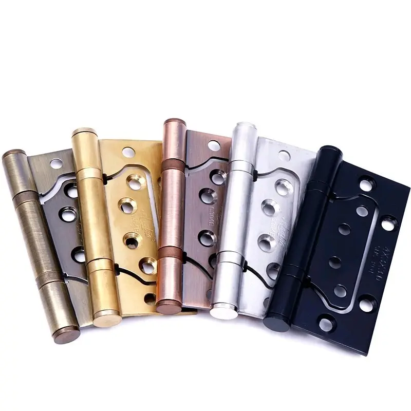 Stainless Steel Door Hinge Wooden Door Hinge Manufacturers Wholesale 4inch Butterfly Hinge for Door &Window Hardware Accessories