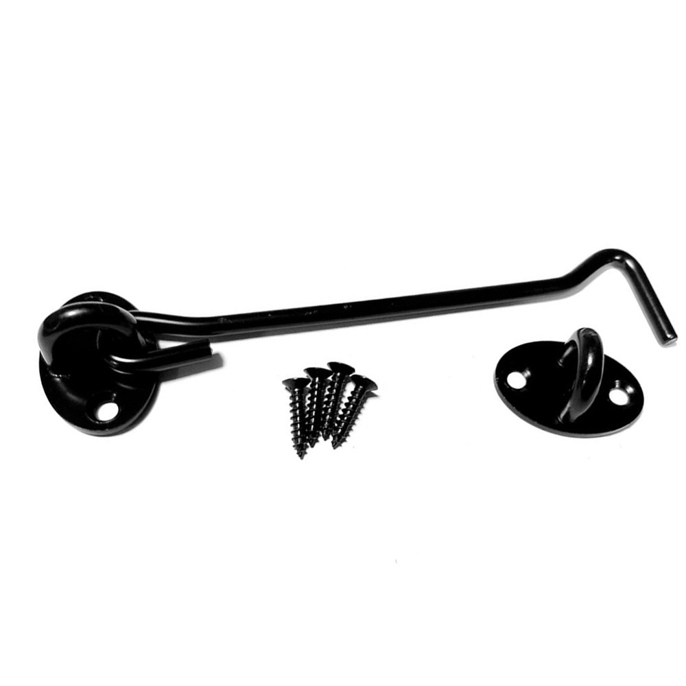 Door Window Accessories Stainless Steel Eye Hook With Safety Latch Kit